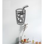 Casa si Gradina - Decoratiuni - Decoratiuni perete - Decor perete Personalizabil Pahar si Cuburi de gheata HHH99 din lemn - 19 L x 29 H (cm) - Infinity.ro