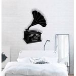 Casa si Gradina - Decoratiuni - Decoratiuni perete - Decor perete Personalizabil Fonograf din lemn - 38 L x 45 H (cm) - Infinity.ro