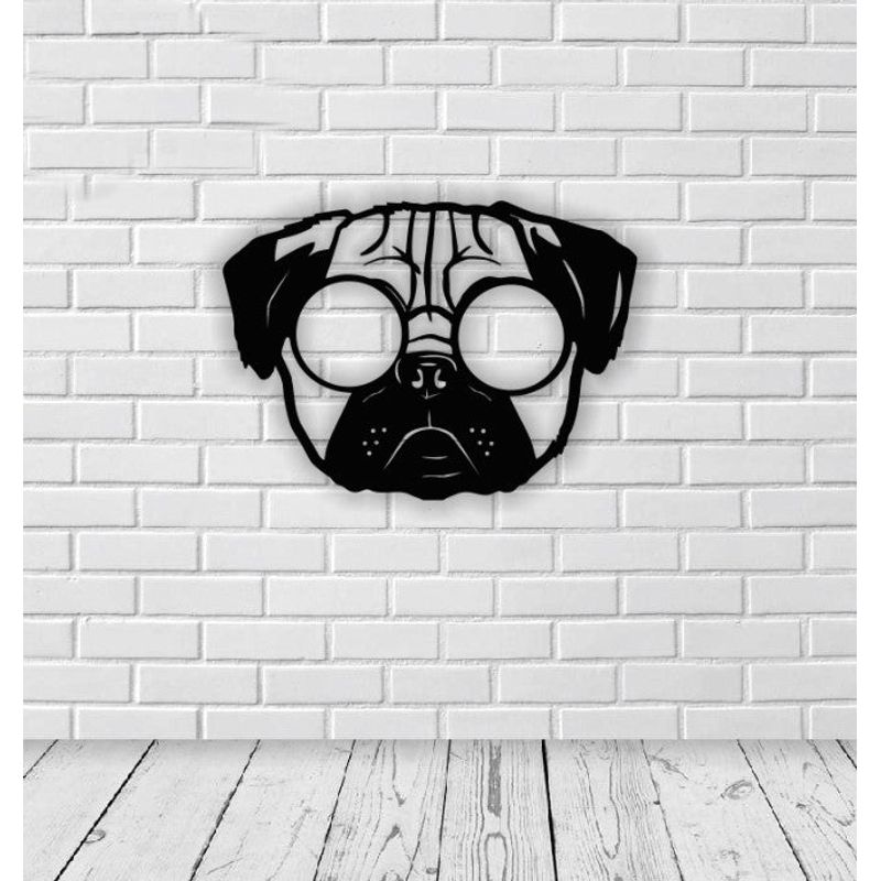 Casa si Gradina - Decoratiuni - Decoratiuni perete - Decor perete Personalizabil Bull Dog HHH631 din lemn - 29 L x 21 H (cm) - Infinity.ro