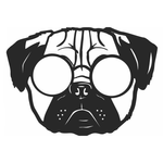 Casa si Gradina - Decoratiuni - Decoratiuni perete - Decor perete Personalizabil Bull Dog HHH631 din lemn - 29 L x 21 H (cm) - Infinity.ro