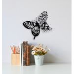 Casa si Gradina - Decoratiuni - Decoratiuni perete - Decor perete Personalizabil Fluture din Flori HHH649 din lemn - 39 L x 29 H (cm) - Infinity.ro