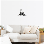 Casa si Gradina - Decoratiuni - Decoratiuni perete - Decor perete Iepure HH723 din lemn - 48 L x 37 H (cm) - Infinity.ro