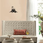 Casa si Gradina - Decoratiuni - Decoratiuni perete - Decor perete Iepure HH723 din lemn - 48 L x 37 H (cm) - Infinity.ro
