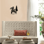 Casa si Gradina - Decoratiuni - Decoratiuni perete - Decor perete Motocicleta Enduro HH734 din lemn - 27 L x 30 H (cm) - Infinity.ro