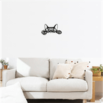 Casa si Gradina - Decoratiuni - Decoratiuni perete - Decor perete Pisica HH801 din lemn - 57 L x 31 H (cm) - Infinity.ro