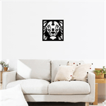 Casa si Gradina - Decoratiuni - Decoratiuni perete - Decor perete Leu HH707 din lemn - 37 L x 37 H (cm) - Infinity.ro