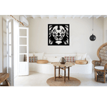Casa si Gradina - Decoratiuni - Decoratiuni perete - Decor perete Leu HH707 din lemn - 37 L x 37 H (cm) - Infinity.ro