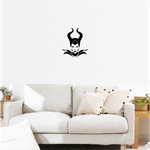 Casa si Gradina - Decoratiuni - Decoratiuni perete - Decor perete Zana Intunecata HH739 din lemn - 27 L x 32 H (cm) - Infinity.ro