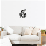 Casa si Gradina - Decoratiuni - Decoratiuni perete - Decor perete Pisicuta HH809 din lemn - 27 L x 35 H (cm) - Infinity.ro