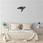 Casa si Gradina - Decoratiuni - Decoratiuni perete - Decor perete Broasca Testoasa HH714 din lemn - 41 L x 25 H (cm) - Infinity.ro