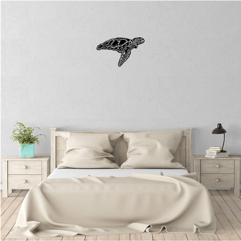 Casa si Gradina - Decoratiuni - Decoratiuni perete - Decor perete Broasca Testoasa HH714 din lemn - 41 L x 25 H (cm) - Infinity.ro