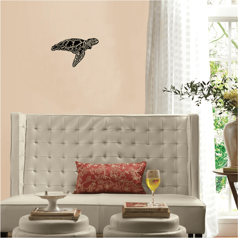 Casa si Gradina - Decoratiuni - Decoratiuni perete - Decor perete Broasca Testoasa HH714 din lemn - 41 L x 25 H (cm) - Infinity.ro