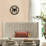 Casa si Gradina - Decoratiuni - Decoratiuni perete - Decor perete Spider-Man HH740 din lemn - 27 L x 27 H (cm) - Infinity.ro