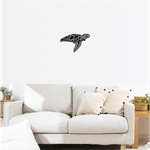 Casa si Gradina - Decoratiuni - Decoratiuni perete - Decor perete Broasca Testoasa HH714 din lemn - 41 L x 25 H (cm) - Infinity.ro