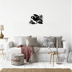 Casa si Gradina - Decoratiuni - Decoratiuni perete - Decor perete Papagal HH789 din lemn - 53 L x 37 H (cm) - Infinity.ro