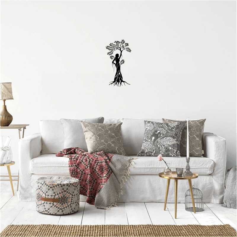 Casa si Gradina - Decoratiuni - Decoratiuni perete - Decor perete Copac din Fata HH815 din lemn - 31 L x 57 H (cm) - Infinity.ro