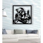 Casa si Gradina - Decoratiuni - Decoratiuni perete - Decor perete Personalizabil Dark Vador Star War HHH308 din lemn - 29 L x 29 H (cm) - Infinity.ro