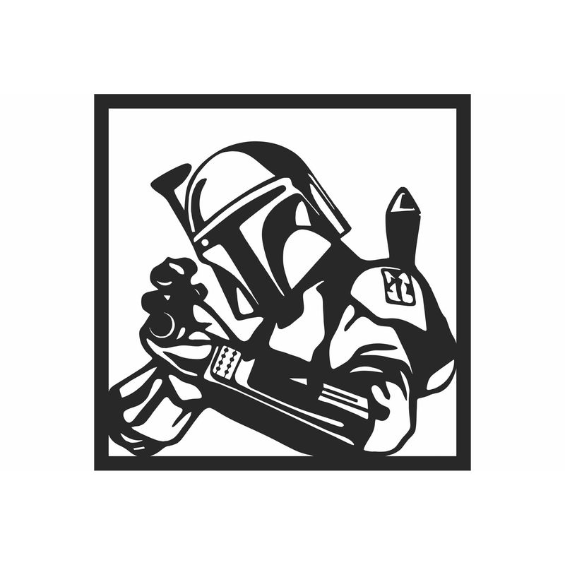 Casa si Gradina - Decoratiuni - Decoratiuni perete - Decor perete Personalizabil Dark Vador Star War HHH308 din lemn - 29 L x 29 H (cm) - Infinity.ro