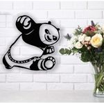 Casa si Gradina - Decoratiuni - Decoratiuni perete - Decor perete Personalizabil Kung fu Panda HHH103 din lemn - 40 L x 38 H (cm) - Infinity.ro