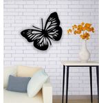 Casa si Gradina - Decoratiuni - Decoratiuni perete - Decor perete Personalizabil Fluturas HHH587 din lemn - 54 L x 38 H (cm) - Infinity.ro