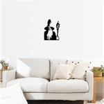 Casa si Gradina - Decoratiuni - Decoratiuni perete - Decor perete Gandalf HH763 din lemn - 28 L x 37 H (cm) - Infinity.ro