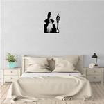 Casa si Gradina - Decoratiuni - Decoratiuni perete - Decor perete Gandalf HH763 din lemn - 28 L x 37 H (cm) - Infinity.ro