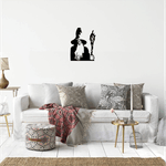 Casa si Gradina - Decoratiuni - Decoratiuni perete - Decor perete Gandalf HH763 din lemn - 28 L x 37 H (cm) - Infinity.ro