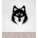 Casa si Gradina - Decoratiuni - Decoratiuni perete - Decor perete Personalizabil Cap de Husky din lemn - 38 L x 44 H (cm) - Infinity.ro