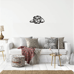 Casa si Gradina - Decoratiuni - Decoratiuni perete - Decor perete Catel Bull Dog HH698 din lemn - 59 L x 32 H (cm) - Infinity.ro