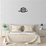 Casa si Gradina - Decoratiuni - Decoratiuni perete - Decor perete Catel Bull Dog HH698 din lemn - 59 L x 32 H (cm) - Infinity.ro