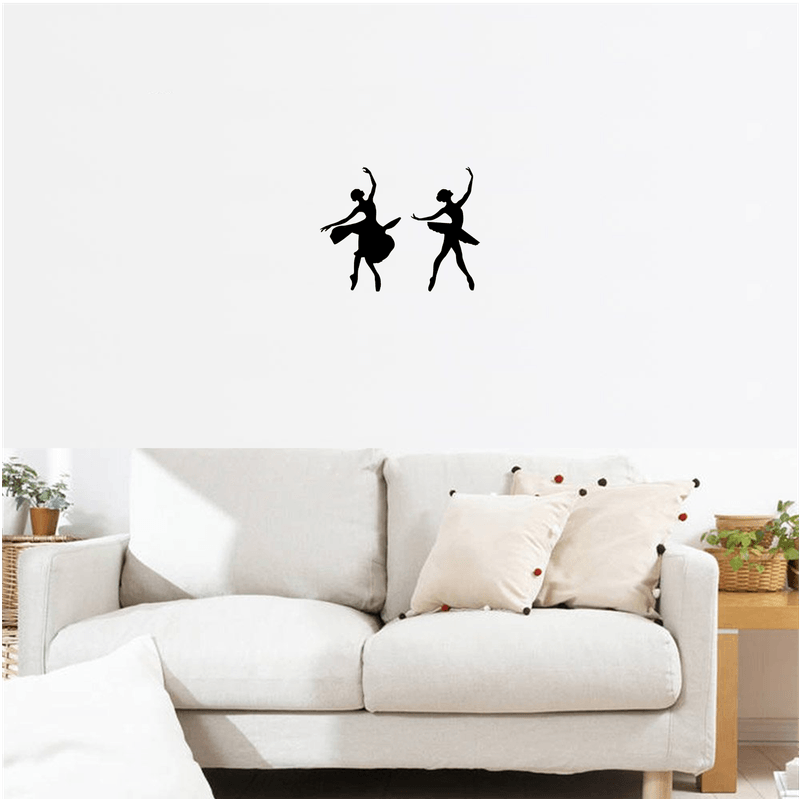 Casa si Gradina - Decoratiuni - Decoratiuni perete - Decor perete Balerine din 2 Parti HH798 din lemn - 32 L x 25 H (cm) - Infinity.ro