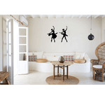 Casa si Gradina - Decoratiuni - Decoratiuni perete - Decor perete Balerine din 2 Parti HH798 din lemn - 32 L x 25 H (cm) - Infinity.ro