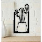 Casa si Gradina - Decoratiuni - Decoratiuni perete - Decor perete Personalizabil Cactus in Ghiveci HHH570 din lemn - 16 L x 29 H (cm) - Infinity.ro