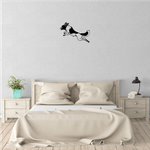 Casa si Gradina - Decoratiuni - Decoratiuni perete - Decor perete Catel in Saritura HH700 din lemn - 55 L x 24 H (cm) - Infinity.ro