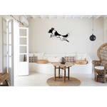 Casa si Gradina - Decoratiuni - Decoratiuni perete - Decor perete Catel in Saritura HH700 din lemn - 55 L x 24 H (cm) - Infinity.ro