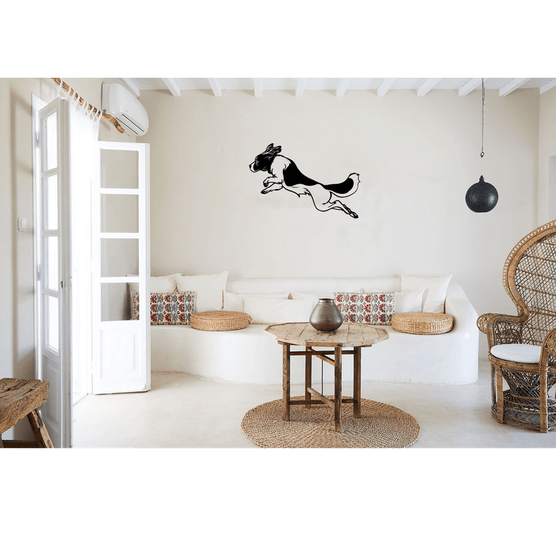 Casa si Gradina - Decoratiuni - Decoratiuni perete - Decor perete Catel in Saritura HH700 din lemn - 55 L x 24 H (cm) - Infinity.ro