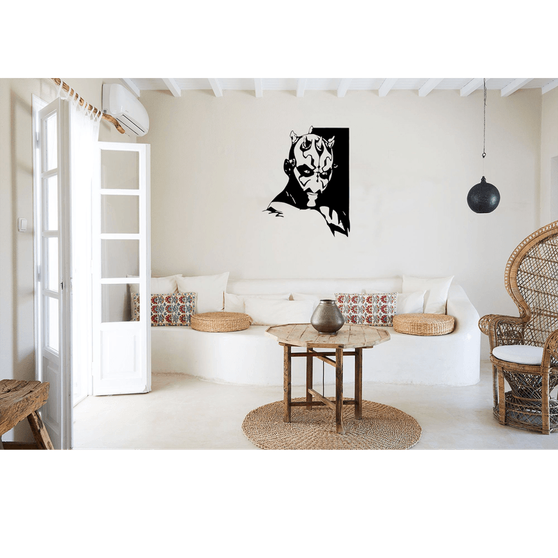 Casa si Gradina - Decoratiuni - Decoratiuni perete - Decor perete Darth Maul HH743 din lemn - 20 L x 26 H (cm) - Infinity.ro