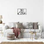 Casa si Gradina - Decoratiuni - Decoratiuni perete - Decor perete Circ din 3 Parti HH777 din lemn - 57 L x 36 H (cm) - Infinity.ro