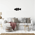 Casa si Gradina - Decoratiuni - Decoratiuni perete - Decor perete Peste HH711 din lemn - 37 L X 15 H (cm) - Infinity.ro