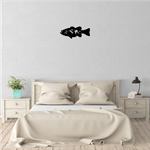 Casa si Gradina - Decoratiuni - Decoratiuni perete - Decor perete Peste HH711 din lemn - 37 L X 15 H (cm) - Infinity.ro