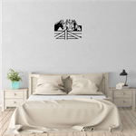 Casa si Gradina - Decoratiuni - Decoratiuni perete - Decor perete Cai HH768 din lemn - 35 L x 27 H (cm) - Infinity.ro