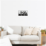 Casa si Gradina - Decoratiuni - Decoratiuni perete - Decor perete Munte din 3 Parti HH702 din lemn - 69 L x 37 H (cm) - Infinity.ro