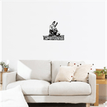 Casa si Gradina - Decoratiuni - Decoratiuni perete - Decor perete Cap de Magarita HH736 din lemn - 30 L x 27 H (cm) - Infinity.ro