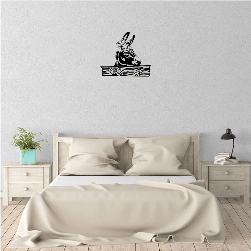 Casa si Gradina - Decoratiuni - Decoratiuni perete - Decor perete Cap de Magarita HH736 din lemn - 30 L x 27 H (cm) - Infinity.ro