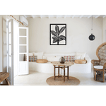 Casa si Gradina - Decoratiuni - Decoratiuni perete - Decor perete Frunze Planta HH812 din lemn - 27 L x 36 H (cm) - Infinity.ro