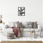 Casa si Gradina - Decoratiuni - Decoratiuni perete - Decor perete Frunze Planta HH812 din lemn - 27 L x 36 H (cm) - Infinity.ro