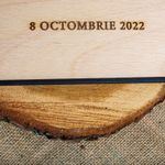 Market - Cadouri - Rame si albume foto - Album Foto GuestBook Nunta HH1615 Personalizat din lemn Infinit 30 x 21 cm - Infinity.ro