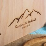 Market - Cadouri - Rame si albume foto - Album Foto GuestBook Nunta HH1591 Personalizat din lemn Munte 30 x 21 - Infinity.ro