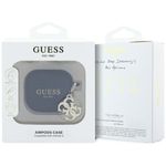 TV, Audio-Video si Foto - Portabile audio - Casti audio - Husa pentru Apple AirPods 4 - Guess Silicone W/4G Charm (GUA4LECG4K) - Black - Infinity.ro