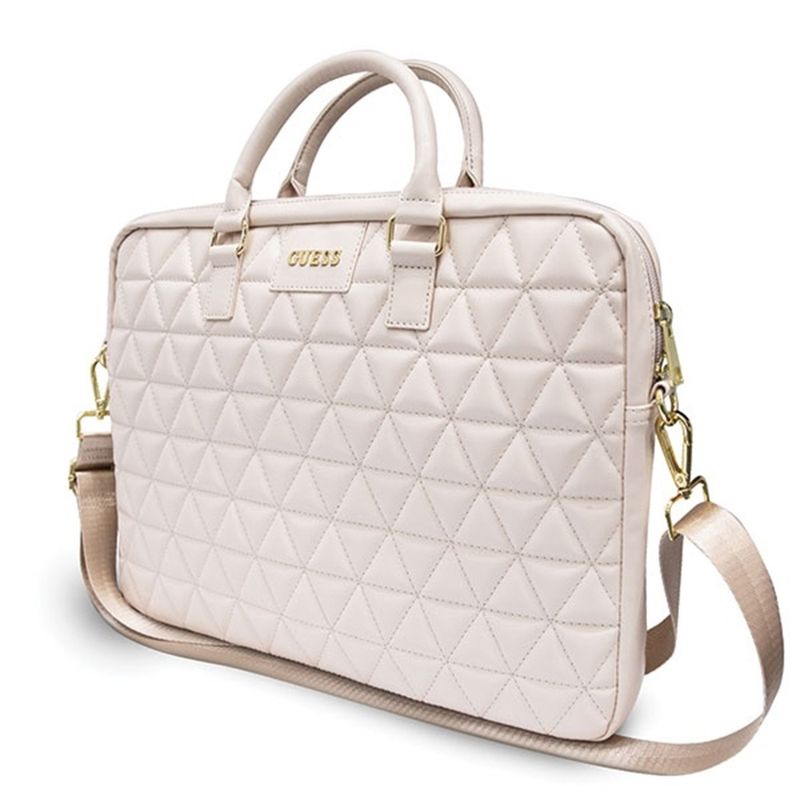 Laptop, Telefoane si Tablete - Laptopuri si accesorii - Accesorii Laptop - Genti laptop - Geanta pentru Laptiop 15" - Detachable Shoulder Strap - Guess (GUCB15QLPK) - Pink - Infinity.ro